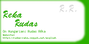 reka rudas business card